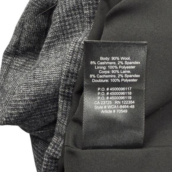 Aritzia Babaton Wool Glend Plaid Sheath Dress Size 00 - Picture 5 of 8